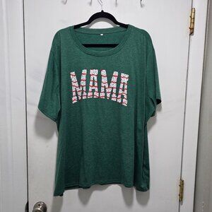 NWOT Size 5xl Christmas Tree Cake Mama Tee